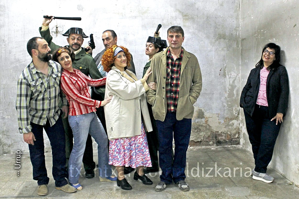 El grupo de teatro Urrup.