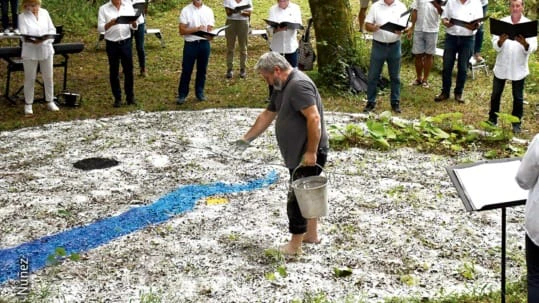 Koldobika Jauregi, bizitza ospatzeko artea. Argazkia: Luis Maria Nuñez